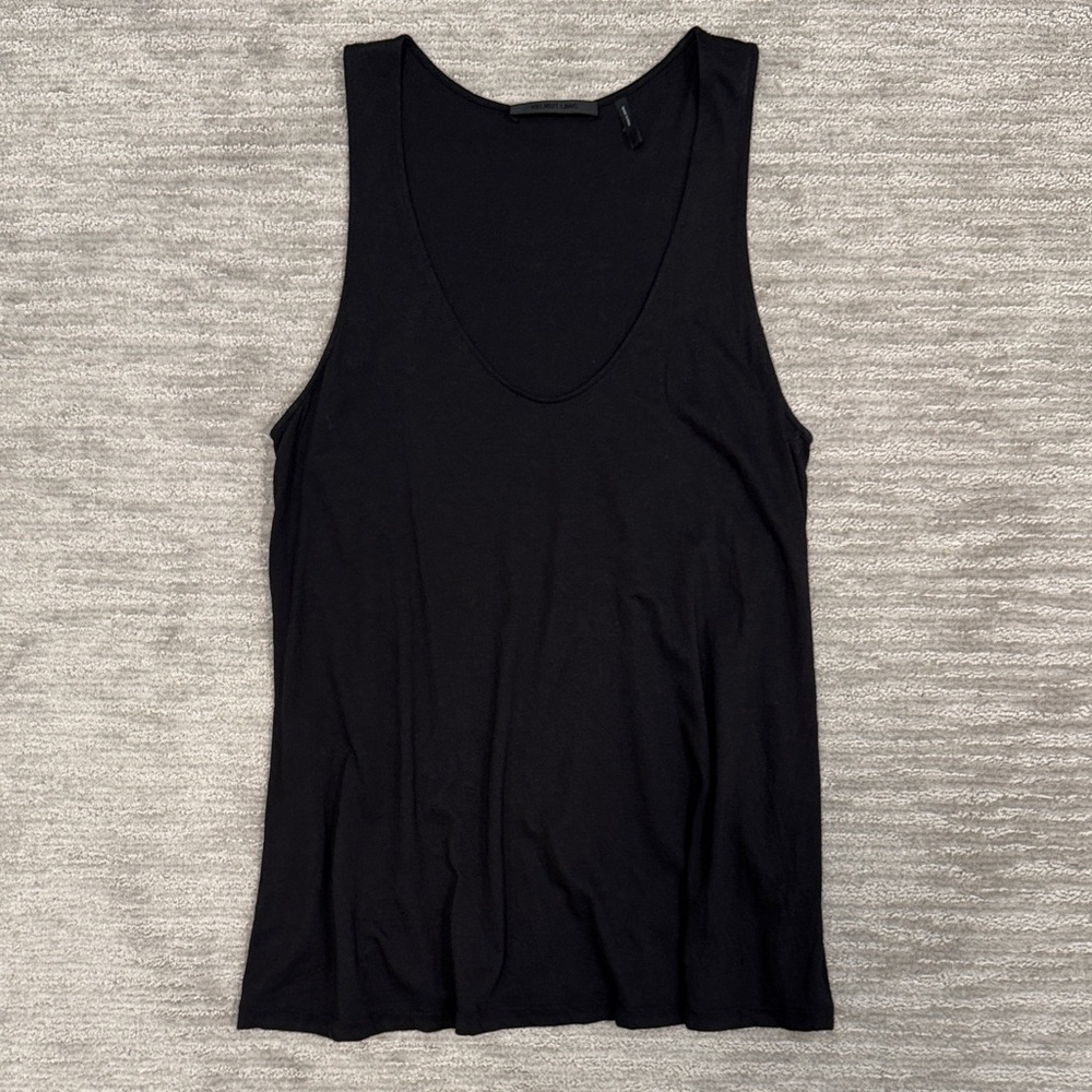 Helmut Lang Drapey Lightweight Jersey Tank Size Small